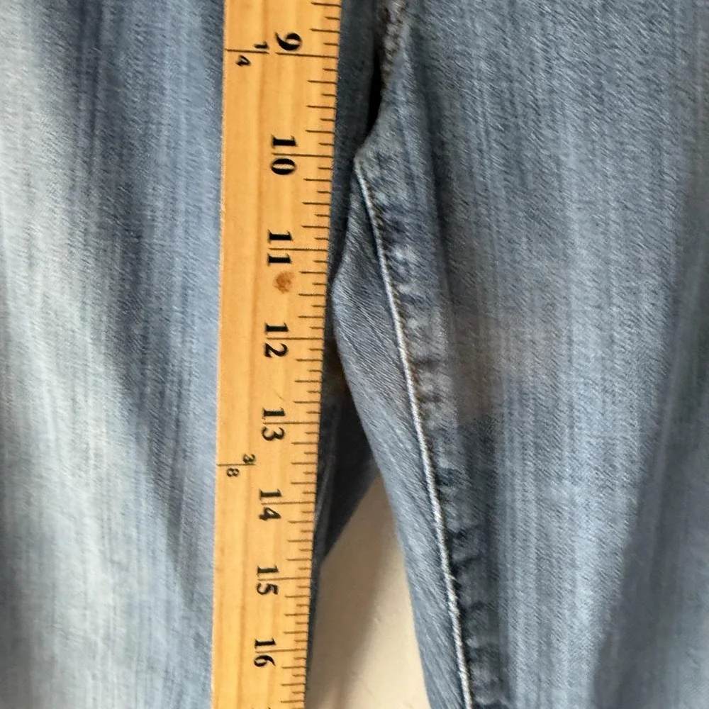 Eddie Bauer Jeans Y2k 12L Blue Bootcut Stretch Denim Five‎ Pocket Tall